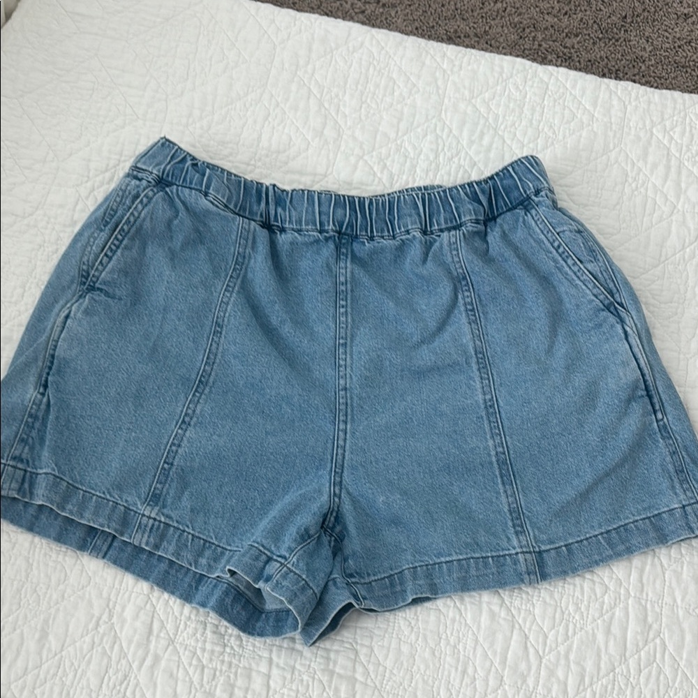 Madewell Pull On Denim Shorts